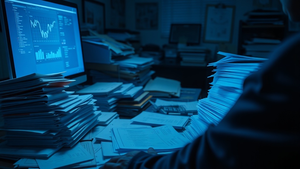 A firm still chasing receipts late in the evening